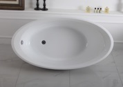 Interior Blue 63" Oval tub, IB2087 (Top).JPG